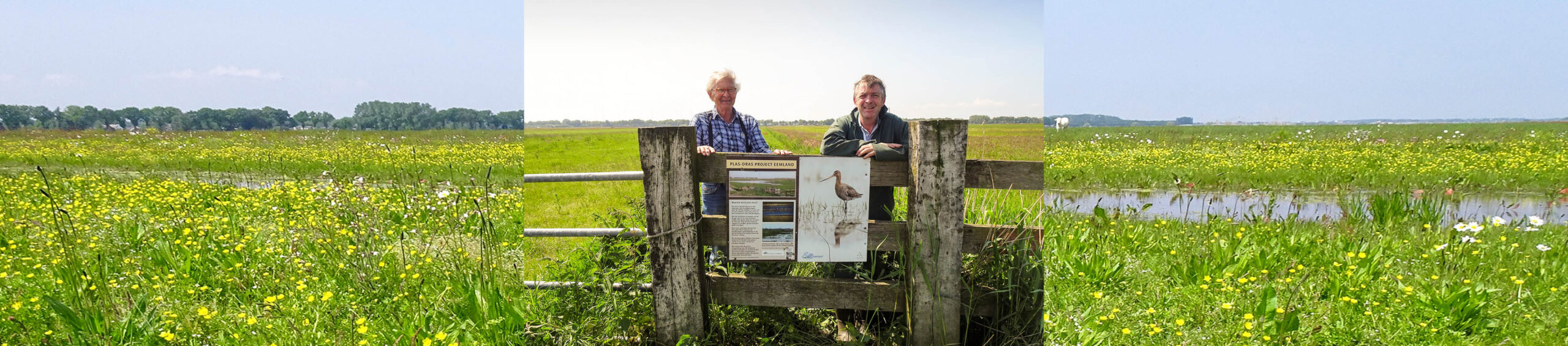 Weidevogelbescherming in Westelijk Eemgebied met gebiedsregisseurs Gert Bieshaar en Henk Hilhorst